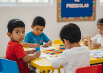 En México, menos de la mitad de infantes de tres años va al kínder