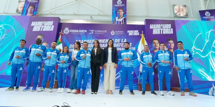 Guanajuato abandera a sus deportistas rumbo a la Olimpiada Nacional 2026