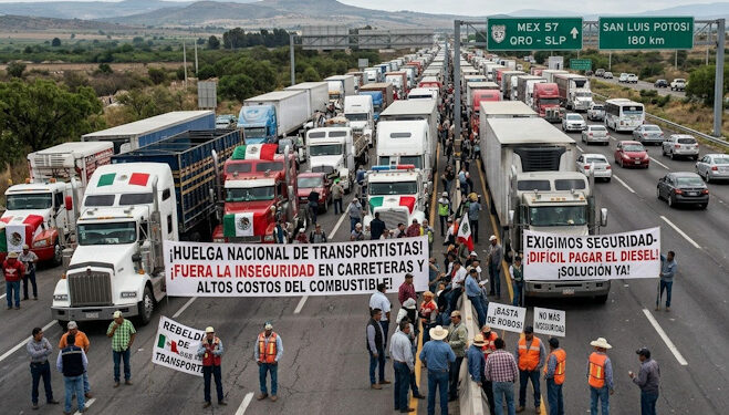 Campo guanajuatense se desmarca del paro nacional, mientras transportistas anuncian movilización indefinida