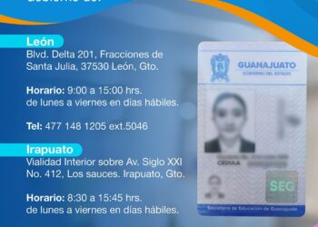 Facilitan trámite de Cédula Profesional en León e Irapuato; ya puede realizarse sin cita previa